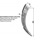 Point SK turned right - hard metal faced