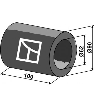 Distance piece - 100mm