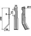 Rotary tine, left model