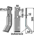 Rotary tine DURAFACE, right model