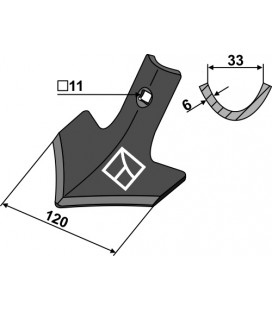 Gåsfot 120MM