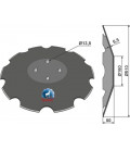 Notched disc Ø510x6,5