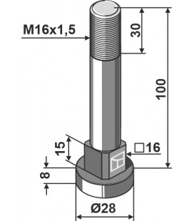 Bolt M16x1,5 - 10.9