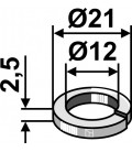 Split washer Ø21x2,5xØ12