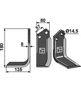 Blade, left model