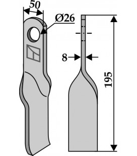 Twisted blade