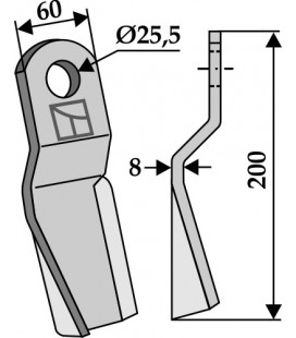 Comminution blade