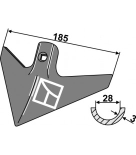 Gåsfot 185mm