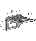 Clamp for tine 32 x 12