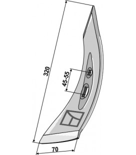 Twisted stubble point