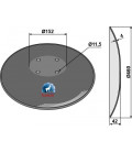 Plain disc with flat neck - Ø460x4