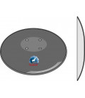 Plain disc with flat neck - Ø460x4