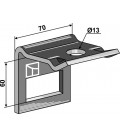 Clamp for tine 45 x 10