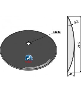 Plain disc Ø510x4,5