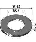 Spring washer - Ø112x3xØ57