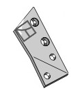 Bracket for reversible point - left