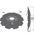 Notched disc with flat neck - Ø564