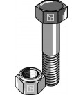 Hexagon bolt M12x1,25x35 with self-locking nut