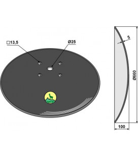 Plain disc Ø660x5