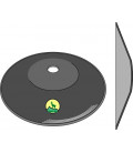 Plain disc Ø610x6 - Truncated