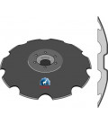 Notched disc - Ø735x6