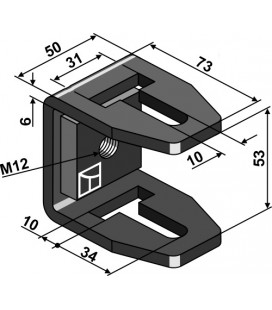 Clamp 73mm