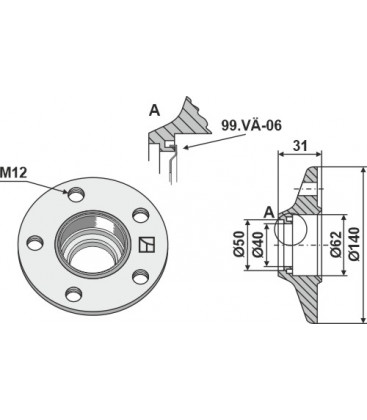 Bearing seat (old model)