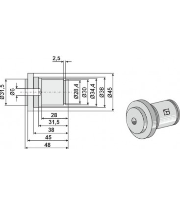 Axle end