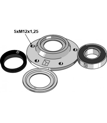 Bearing housing compl.