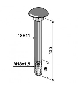 Bolt M18x1,5