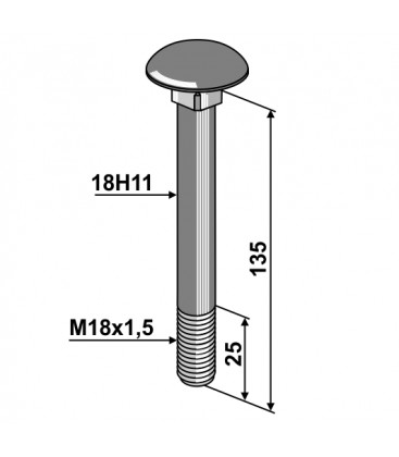 Bolt M18x1,5