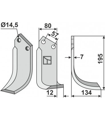 Blade, right model