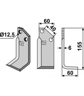 Blade, right model