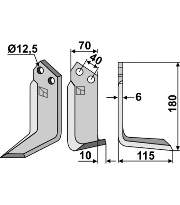 Blade, right model