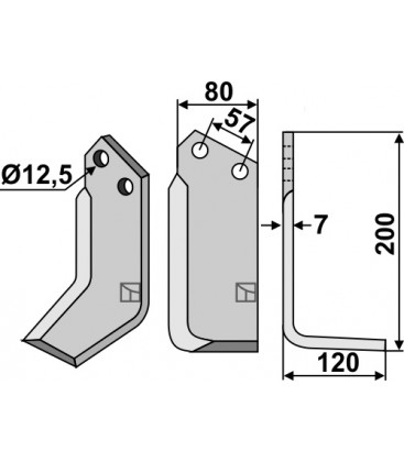 Blade, right model