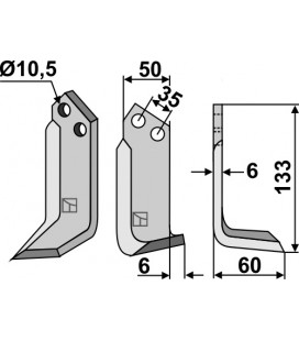 Blade, right model