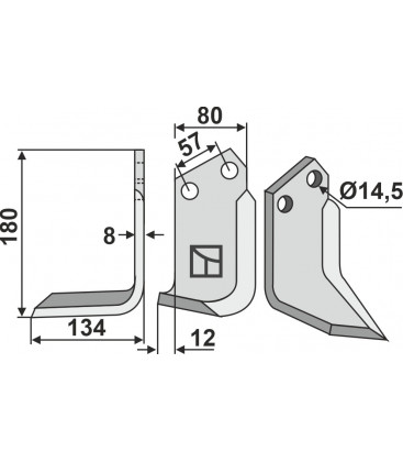 Blade, left model