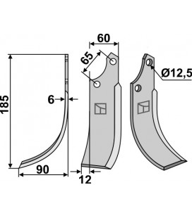 Blade, left model