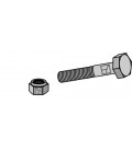 Bolt with self-locking nut - M12x1,75