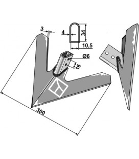 Gåsfot 300mm Hatzenbichler