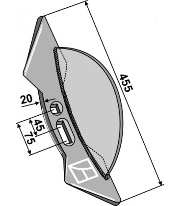 External double heart point 45-75