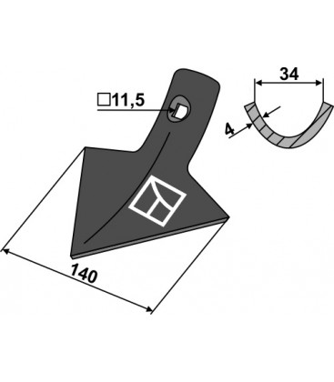 Sweep 140mm