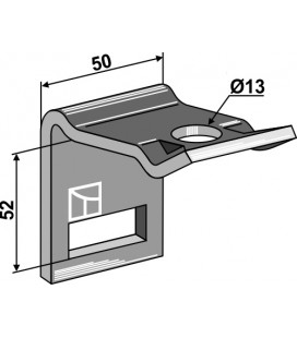 Clamp for tine 32 x 12